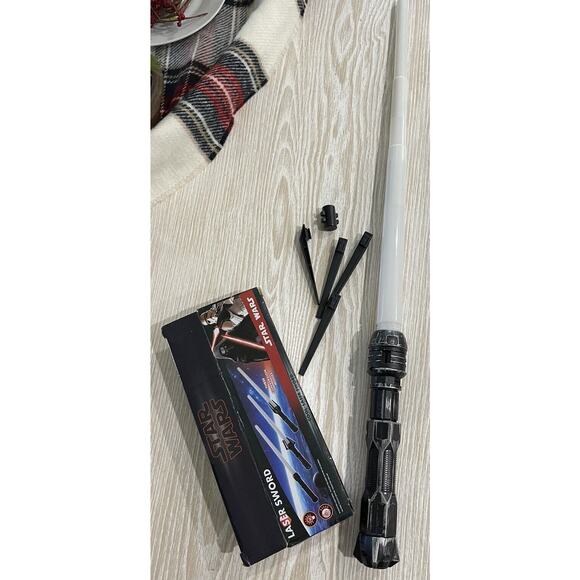 New Star Wars Laser Sword 3 Conversion Mode Stocking Stuffer Boy Toy Light Saber - Picture 2 of 3